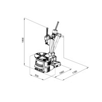 Шиномонтажный станок 380V M&B Engineering TC 722PG