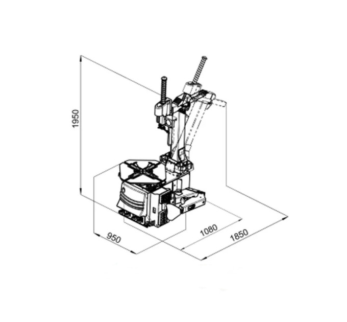 Шиномонтажный станок 380V M&B Engineering TC 722/24/PG