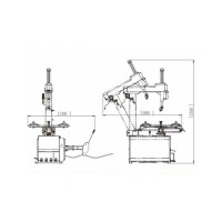 Шиномонтажный станок 220V 10-24" ShiningBerg T624