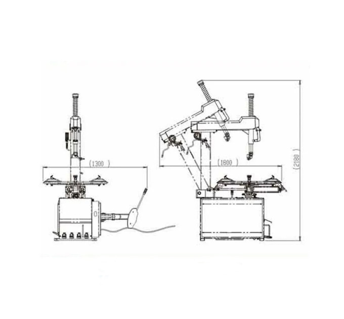 Шиномонтажный станок 220V 10-24" ShiningBerg T624