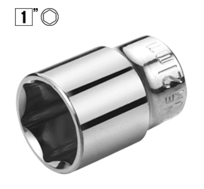 Головка торцевая 1" (6гр.) 50 мм 70082150