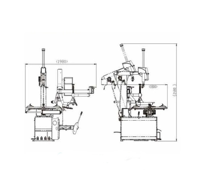 Шиномонтажный станок с третьей рукой 380V 10-26" ShiningBerg T626R